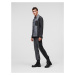 Karl Lagerfeld Prechodná bunda  sivý denim / tmavosivá