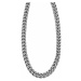 Lotus Style Elegantný oceľový náhrdelník pre mužov Men in Black LS2061-1 /