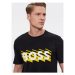 Boss Tričko Teebossrete 50495719 Čierna Regular Fit