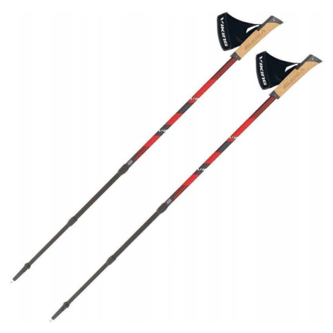 Viking Kube Pro Red 65 - 135 cm Palice na Nordic Walking