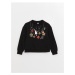 LC Waikiki Crew Neck Christmas Themed Long Sleeve Girl's Sweatshirt