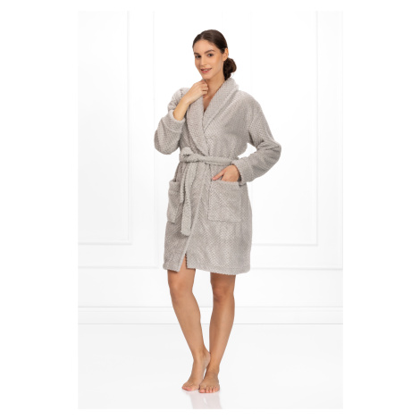 Grey bathrobe Thira Gray