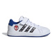 Chlapčenská rekreačná obuv ADIDAS Marvel Spider-Man Grand Court white core black royal blue