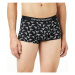 Pánske boxerky 111625 4R722 18111 sivá/biela/potlač - Emporio Armani