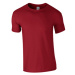 Gildan Pánske tričko G64000 Cardinal Red