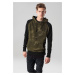 Camo Contrast Raglan Hoody olive camo/blk