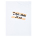 Calvin Klein Jeans Mikina Hero Logo IG0IG01936 Biela Regular Fit