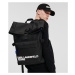 Batoh Karl Lagerfeld Jeans Utility Coated Roll Backpack Black