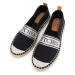 Dámske espadrilky s lemom a nápisom WITTCHEN 98-DP-802-1