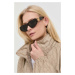 Slnečné okuliare Balenciaga dámske, hnedá farba