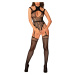 Obsessive Bodystocking G327 Farba: Čierna