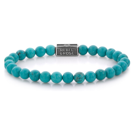 Rebel & Rose RR-6S001-S-M Unisex náramek - Turquoise Delight 925