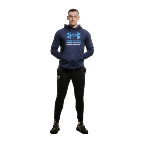 Pánska mikina s kapucňou UNDER ARMOUR UA Rival Terry Graphic Hood-BLU