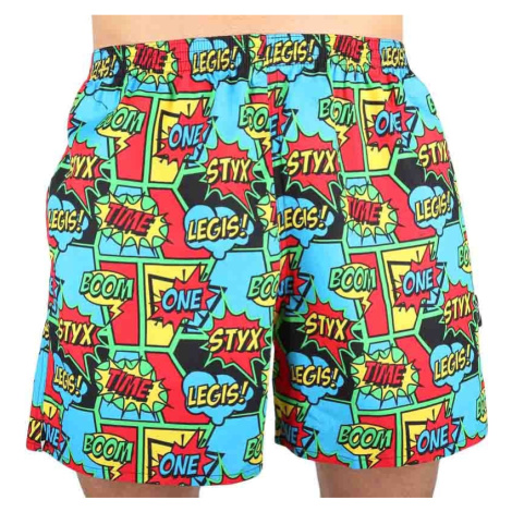 Men's home boxer shorts with pockets Styx boom