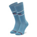 Tommy Jeans Súprava 2 párov vysokých ponožiek unisex 701218704 Modrá