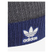 Modro-šedá dámska čiapka adidas Originals Pom Beanie