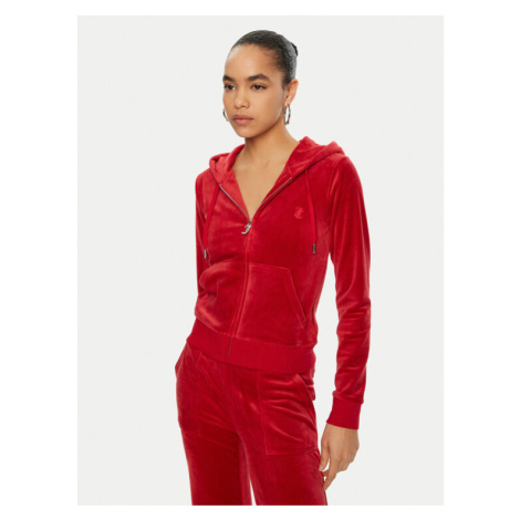 Juicy Couture Mikina Robertson JCAP176 Červená Slim Fit