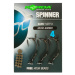 Korda háčiky spinner hook sections kurv barbless-veľkosť 4