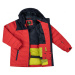 Loap FUZZY Chlapčenská lyžiarska bunda, červená, veľkosť