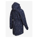 Tmavo modrý dievčenský softshellový kabát ALPINE PRE Ilemo