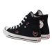 Converse Plátenky Chuck Taylor All Star Y2K Heart A09116C Čierna