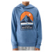 Chlapčenská turistická mikina s kapucňou 4F JUNIOR SWEATSHIRT-4FJWSS24TSWSM0933-33S-BLUE