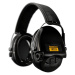 Elektronické chrániče sluchu Supreme Pro-X Sordin®, kožený náhlavník – Čierna