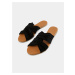 Papuče, žabky pre ženy Pieces - čierna