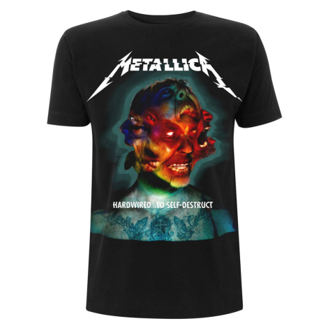 Metallica tričko Hardwired Album Cover Čierna