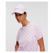 Tričko Karl Lagerfeld Kl Monogram Aop T-Shirt Fialová