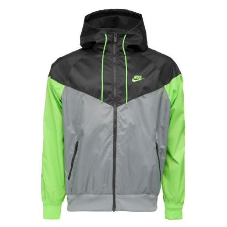 Nike HERITAGE ESSENTIALS WINDRUNNER Pánska bunda, sivá, veľkosť