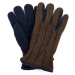 Rukavice Art Of Polo rk1305-7 Dark Brown/Navy Blue