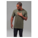 Pleat Raglan Tee Olive