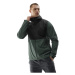 Pánska turistická softshellová bunda 4F SOFTSHELL JACKET-AW23TSOFM155-40S-DARK GREEN