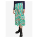 Light Green Ladies Pleated Midi Skirt Tom Tailor - Women