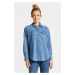 KOŠEĽA GANT RELAXED DENIM SHIRT modrá