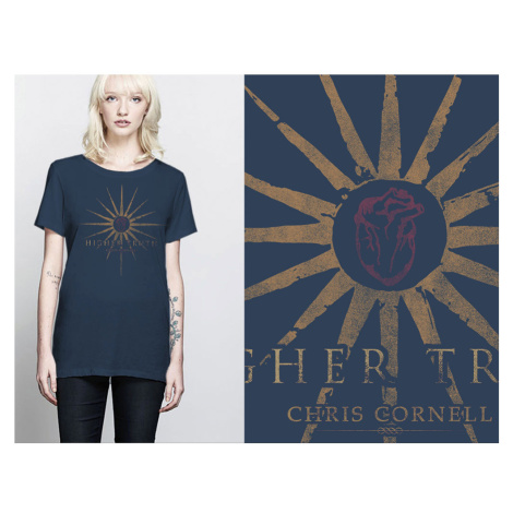 Chris Cornell tričko Higher Truth Modrá