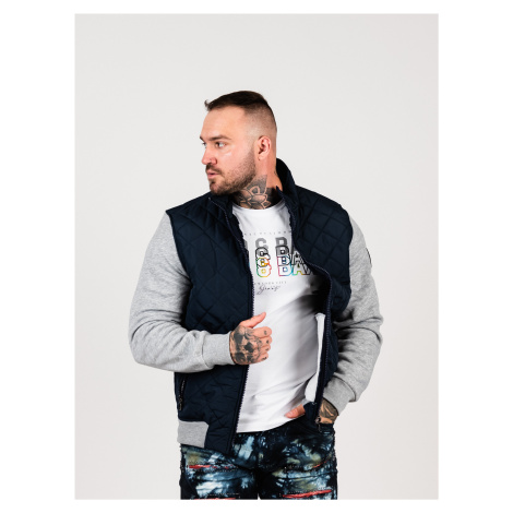 Pánska bunda CIPO & BAXX CJ295 NAVYBLUE Farba: Modrá, Konfekčná