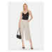 Vero Moda Culottes nohavice Coco 10289453 Écru Loose Fit