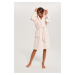 Women's Drina Long Sleeve Bathrobe - Pink