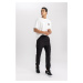 DEFACTO Fit Standard Fit Cargo Pocket Woven Sports Jogger Sweatpants