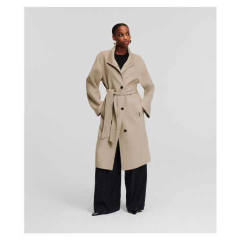 Kabát Karl Lagerfeld Double Face Soft Coat Nomad