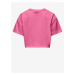 Ružové dievčenské tričko ONLY Livia