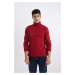 DEFACTO Standard Fit Regular Cut Knit Detailed Turtleneck Knitwear Sweater