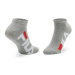 Fila Súprava 2 párov kotníkových ponožiek unisex Invisible F9199 Sivá