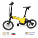 Skladací bicykel SHARVAN Country 7R - black orange