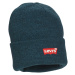 Levis  RED BATWING EMBROIDERED SLOUCHY BEANIE  Čiapky Modrá