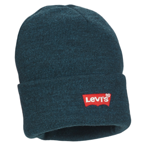 Levis  RED BATWING EMBROIDERED SLOUCHY BEANIE  Čiapky Modrá Levi´s