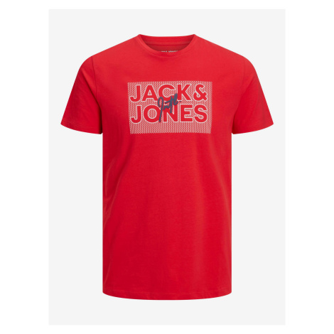 Červené pánske tričko Jack & Jones Marius