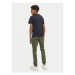 Jack&Jones Junior Bavlnené nohavice Paul 12151639 Zelená Slim Fit